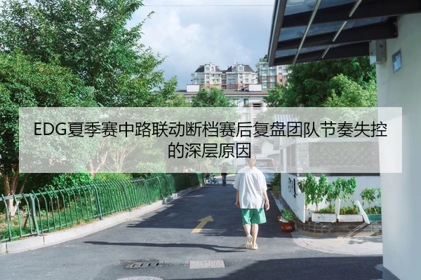 EDG夏季赛中路联动断档赛后复盘团队节奏失控的深层原因